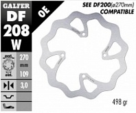 Диск тормозной Galfer DF208W