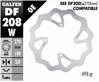 Диск тормозной Galfer DF208W