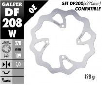 Диск тормозной Galfer DF208W