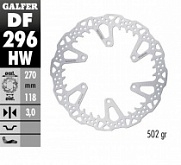 Диск тормозной Galfer DF296HW