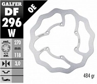 Диск тормозной Galfer DF296W