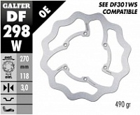 Диск тормозной Galfer DF298W