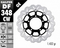 Диск тормозной Galfer DF348CW