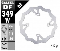 Диск тормозной Galfer DF349W