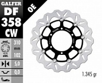 Диск тормозной Galfer DF358CW