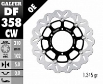Диск тормозной Galfer DF358CW