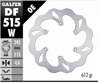Диск тормозной Galfer DF515W
