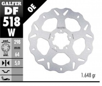 Диск тормозной Galfer DF518W