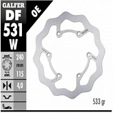 Диск тормозной Galfer DF531W