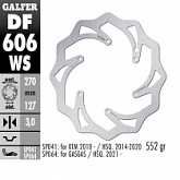 Диск тормозной Galfer DF606WS