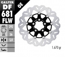 Диск тормозной Galfer DF681FLW