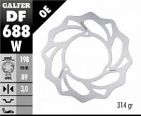 Диск тормозной Galfer DF688W