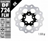 Диск тормозной Galfer DF724FLW