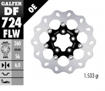 Диск тормозной Galfer DF724FLW