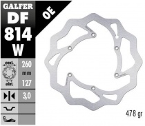 Диск тормозной Galfer DF814W