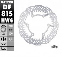Диск тормозной Galfer DF815HW4