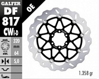Диск тормозной Galfer DF817CWD