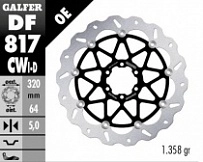 Диск тормозной Galfer DF817CWD