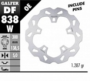 Диск тормозной Galfer DF838W