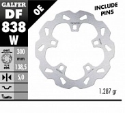 Диск тормозной Galfer DF838W