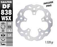 Диск тормозной Galfer DF838WSX