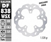 Диск тормозной Galfer DF838WSX