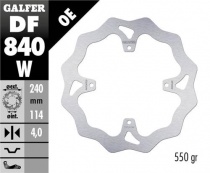 Диск тормозной Galfer DF840W