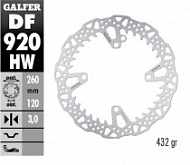 Диск тормозной Galfer DF920HW