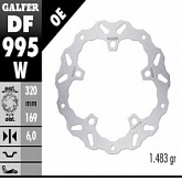 Диск тормозной Galfer DF995W