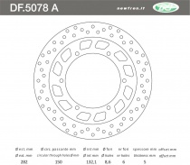 Диск тормозной Newfren DF.5078A