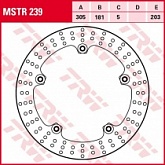 Диск тормозной TRW Lucas MSTR239