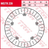 Диск тормозной TRW Lucas MSTR239