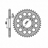 Звезда задняя JR RMT501.34
