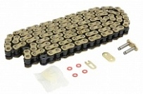 Цепь приводная JT 428 G&B HDR/132SL Gold/Black