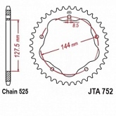 Звезда задняя JT JTA752.41 Black