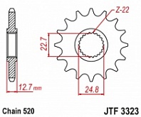 Звезда передняя JT JTF3323.24