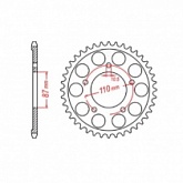 Звезда задняя MTX Parts 11-33C-48