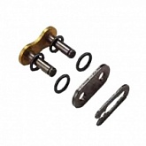 Замок цепи приводной Regina 520 G&B RX3/26-ZJ Gold/Black