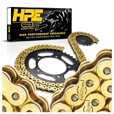 Цепь приводная Regina 525 G&B HPE/128 Gold/Black