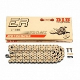 Цепь приводная DID 520 G&B MX/116 Gold/Black