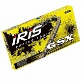 Цепь приводная Iris 420 G&B GSX/124 Gold/Black