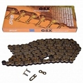 Цепь приводная Iris 420 G&B GSX/138 Gold/Black
