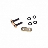 Замок цепи приводной Iris 520 G&B XR/1-ZJ Gold/Black