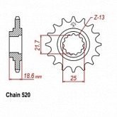Звезда передняя CHT JTH2119.14