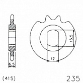 Звезда передняя Esjot 20-0235.12
