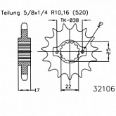 Звезда передняя Esjot 50-32106.15