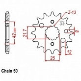 Звезда передняя JR RMC519.15