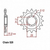 Звезда передняя JR RMC824.15