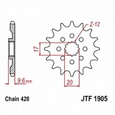 Звезда передняя JT JTF1905.13