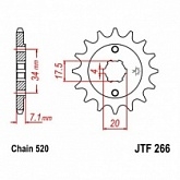 Звезда передняя JT JTF266.13